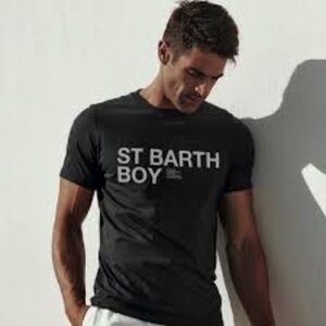 RON DORFF x PASHA SBH St Barth Boy  T-Shirt Navy